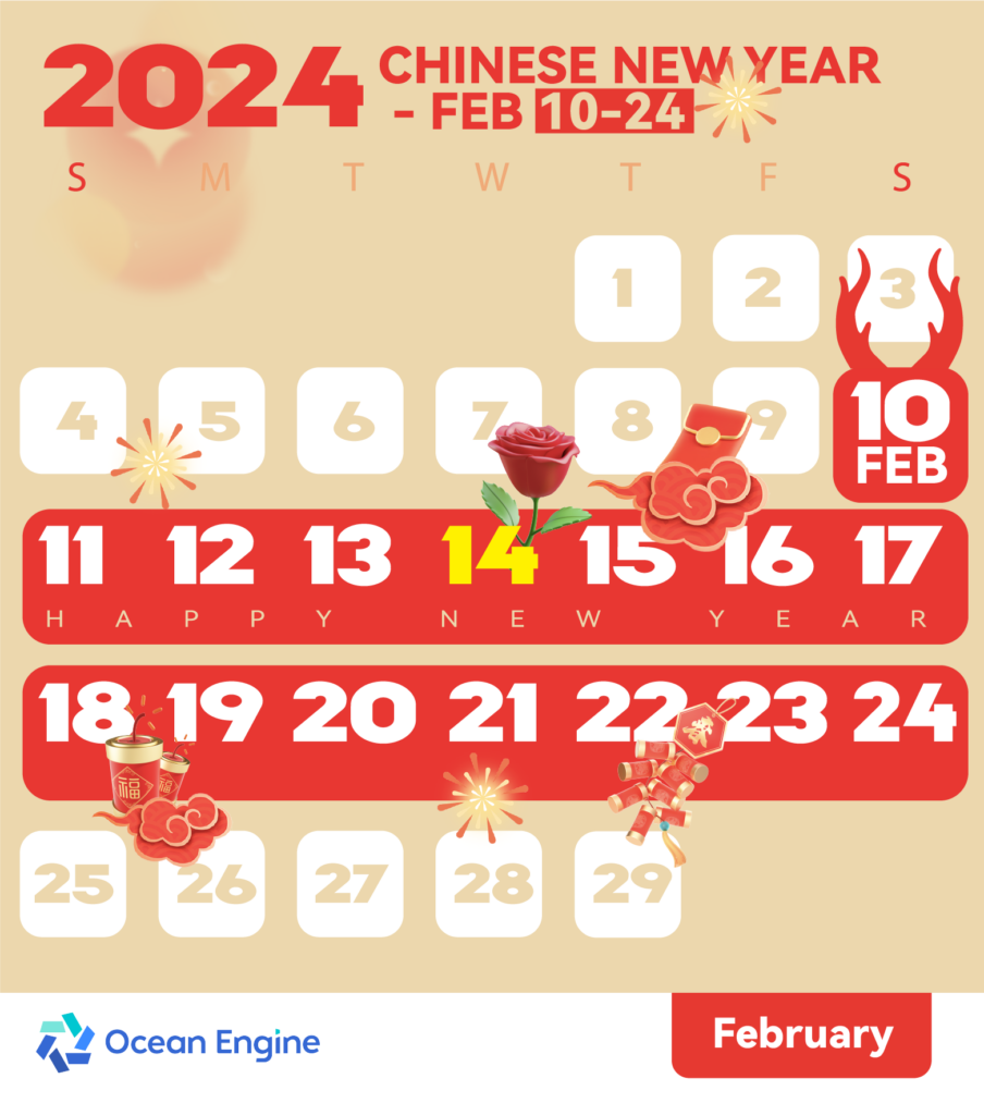China Marketing Calendar Feb 2024
